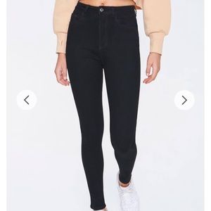 Forever 21 high waist black jeans size 31